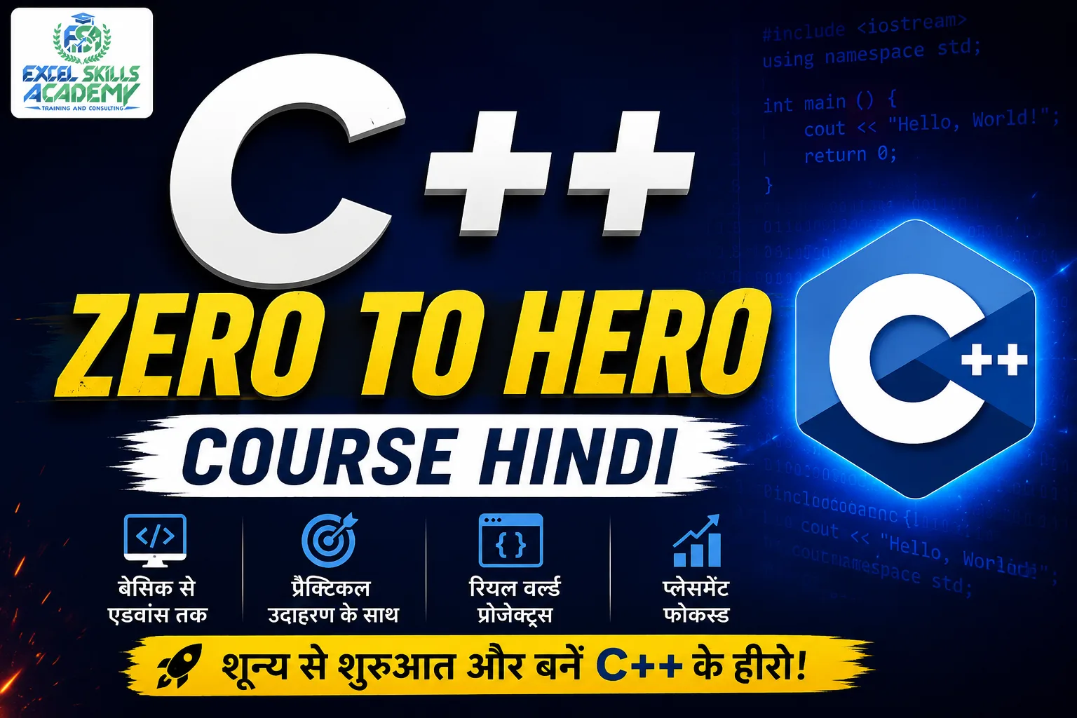 C++ Zero to Hero Course Hindi